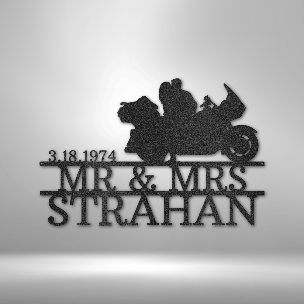 Motorcycle 1- Personalized Metal Art