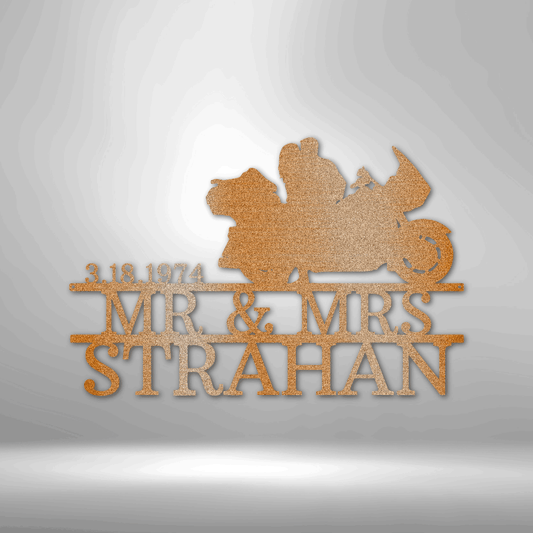 Motorcycle 1- Personalized Metal Art