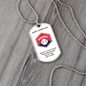 Baseball Theme Dad Dog Tag