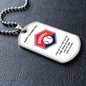 Baseball Theme Dad Dog Tag