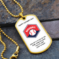 Baseball Theme Dad Dog Tag