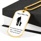 Happy Father's Day Dog Tag