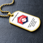 Baseball Theme Dad Dog Tag