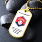 Baseball Theme Dad Dog Tag