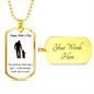 Happy Father's Day Dog Tag