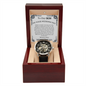 To Our Son On Your Wedding Day I Open Face Watch