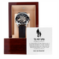 TO MY DAD OPEN FACE WATCH FROM DAUGHTER