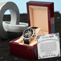 To Our Son On Your Wedding Day I Open Face Watch