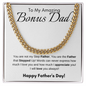 Amazing Bonus Dad I Cuban Link Chain