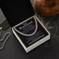 To My Boyfriend | Cuban Chain | Valentines Day Gift, Gift For Him, Gifts for Boyfriend, Boyfriend Gift Ideas