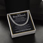 To My Boyfriend | Cuban Chain | Valentines Day Gift, Gift For Him, Gifts for Boyfriend, Boyfriend Gift Ideas