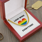 LOVE WINS EVERYTIME CUBAN LINK CHAIN