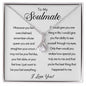 To My Soulmate| Straighten Your Crown | Gift For Girlfriend, Wife Birthday, Valentines Day, Christmas