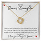 Bonus Daughter | I love you always | Love Knot