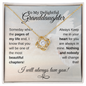 Delightful Granddaughter l Love Knot Necklace
