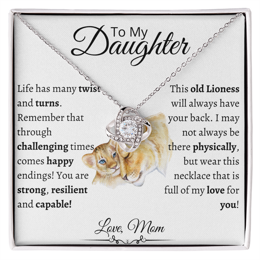 To My Daughter from Mom (Lioness and cub)