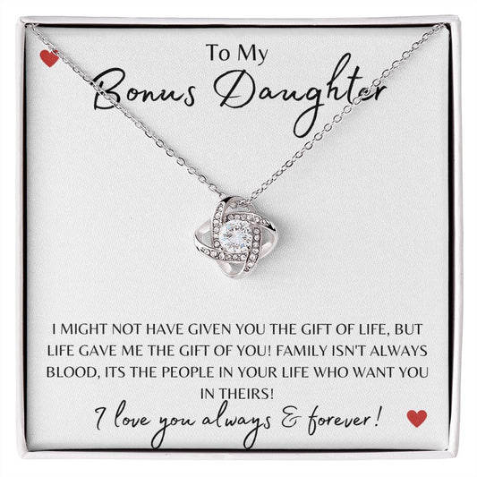 Bonus Daughter | I love you always | Love Knot
