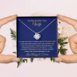 To My Smokin' Hot Wife | Love Knot Necklace