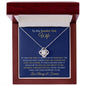 To My Smokin' Hot Wife | Love Knot Necklace