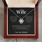 To My Wife | "Best Thing That Ever Happened To Me" | Love Knot Necklace | Birthday | Anniversary | Surprise