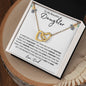 To My Beautiful Daughter | Interlocking Hearts