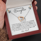 To My Beautiful Daughter | Interlocking Hearts