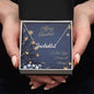 Personalized Name Necklace | Navy Blue Christmas