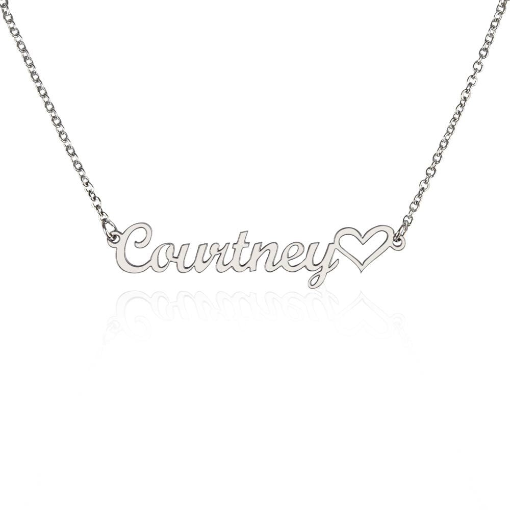 Personalized Name with Heart| Gift for Her, Birthday Gift, Just Because Gift!