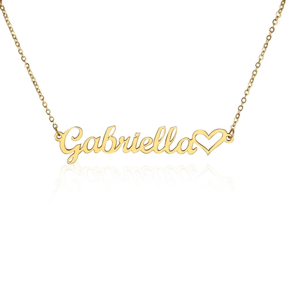 Personalized Name with Heart| Gift for Her, Birthday Gift, Just Because Gift!