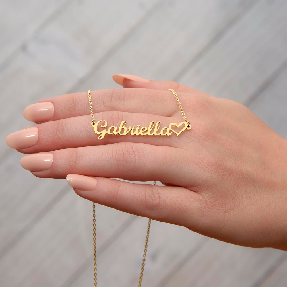 Personalized Name with Heart| Gift for Her, Birthday Gift, Just Because Gift!