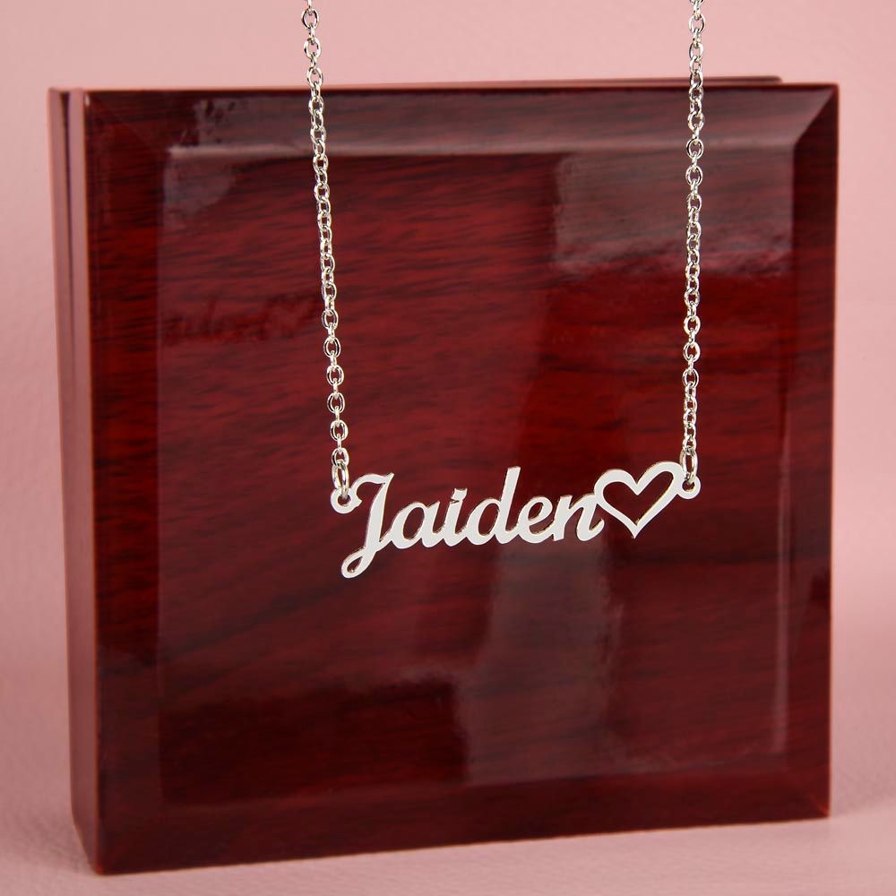Personalized Name with Heart| Gift for Her, Birthday Gift, Just Because Gift!