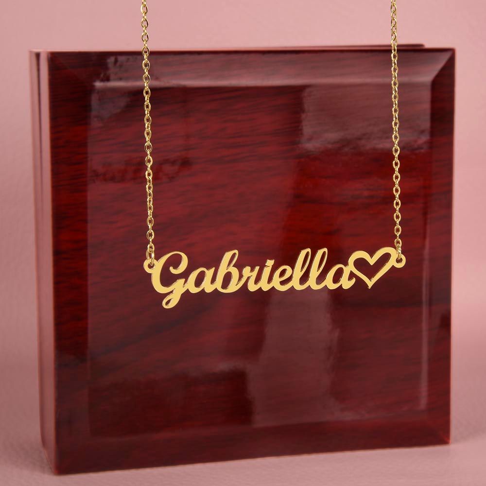 Personalized Name with Heart| Gift for Her, Birthday Gift, Just Because Gift!
