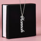 Vertical Custom Name Necklace| Gift for her, Birthday, Anniversary, Just Because