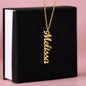 Vertical Custom Name Necklace| Gift for her, Birthday, Anniversary, Just Because
