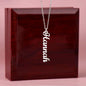 Vertical Custom Name Necklace| Gift for her, Birthday, Anniversary, Just Because