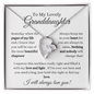 My Lovely Granddaughter I Forever Love Necklace
