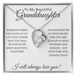 My Beautiful Granddaughter I Forever Love Necklace