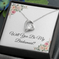 Will You Be My Bridesmaid Love Necklace