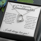 My Beautiful Granddaughter I Forever Love Necklace