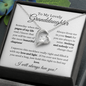 My Lovely Granddaughter I Forever Love Necklace