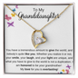 To My Granddaughter Forever Love Necklace