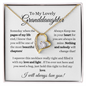 My Lovely Granddaughter I Forever Love Necklace