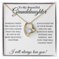 My Beautiful Granddaughter I Forever Love Necklace