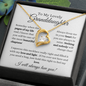 My Lovely Granddaughter I Forever Love Necklace