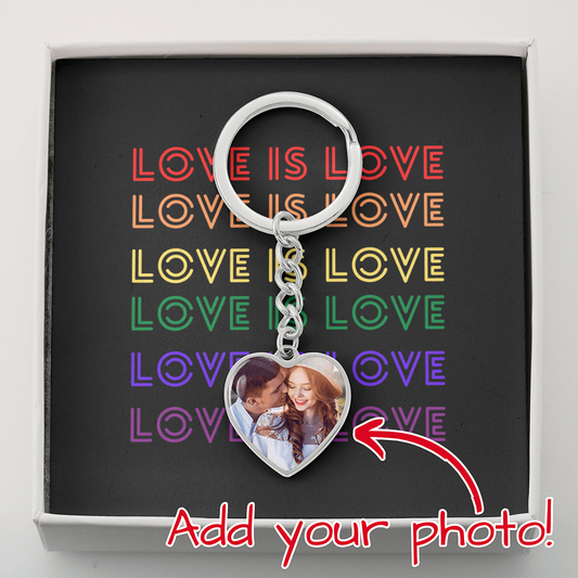 LOVE IS LOVE KEY CHAIN