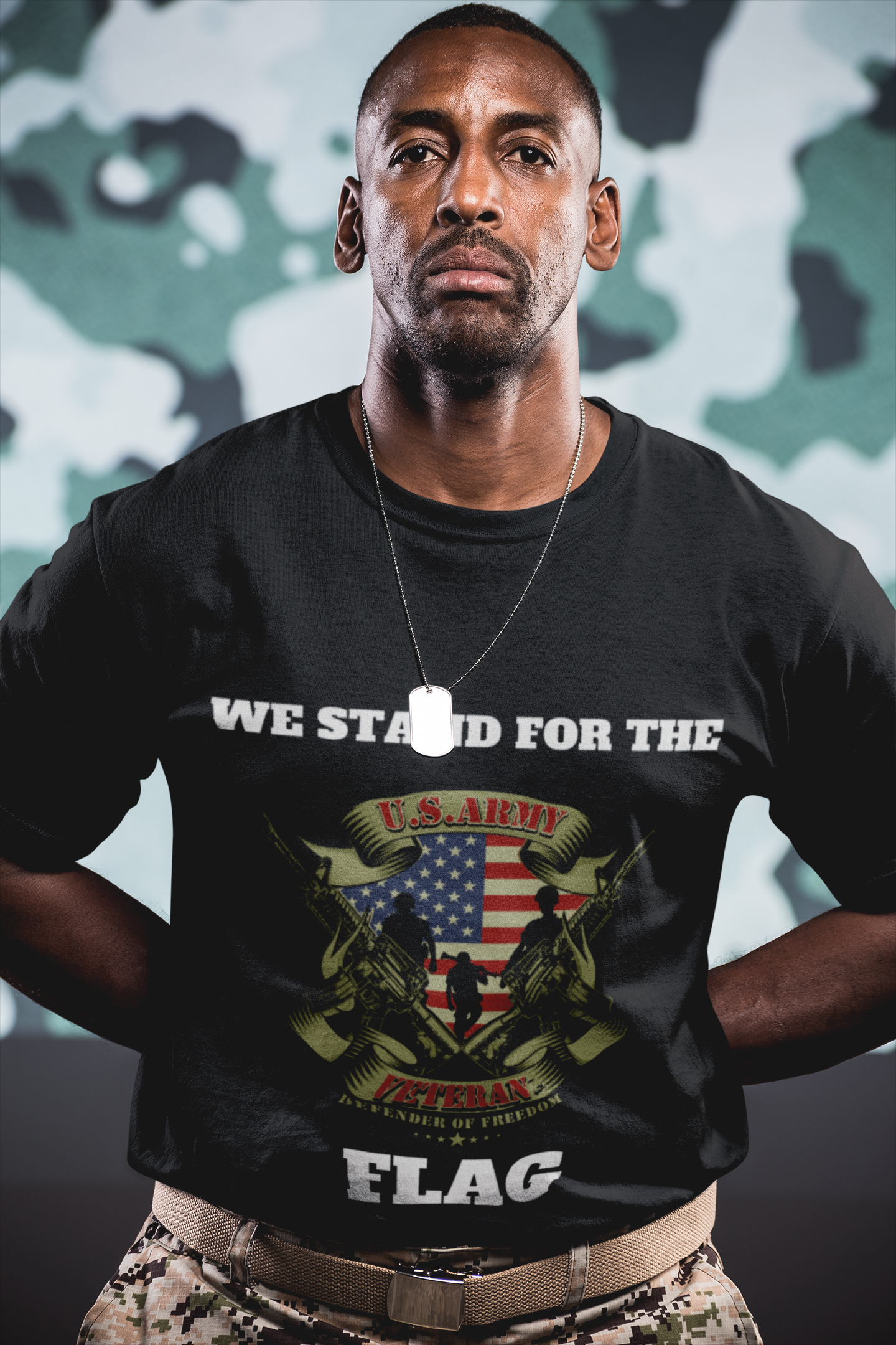 WE STAND FOR THE FLAG