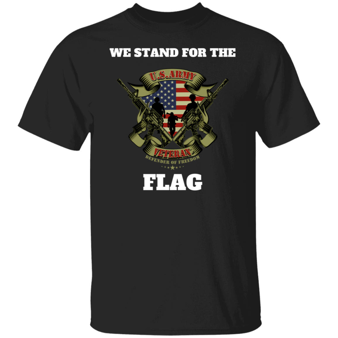 WE STAND FOR THE FLAG