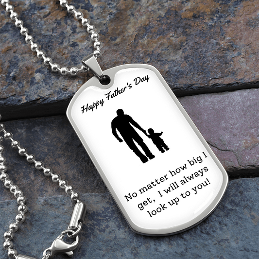 Happy Father's Day Dog Tag