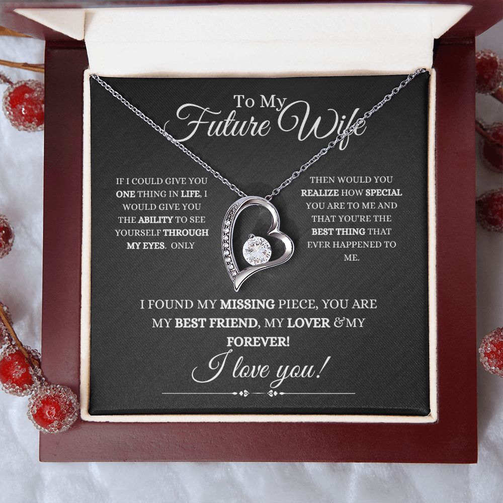 Future Wife| Missing Piece| Forever Love Necklace