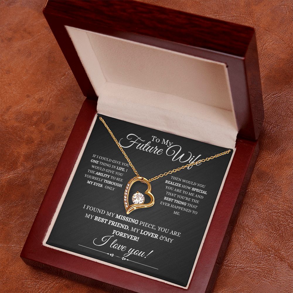Future Wife| Missing Piece| Forever Love Necklace